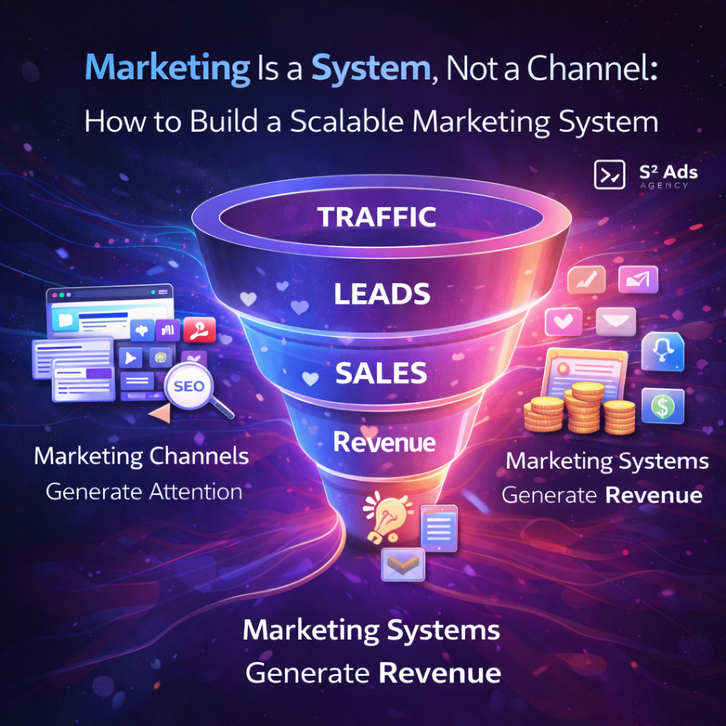 Marketing Is a System, Not a Channel: Here Is How to Build One